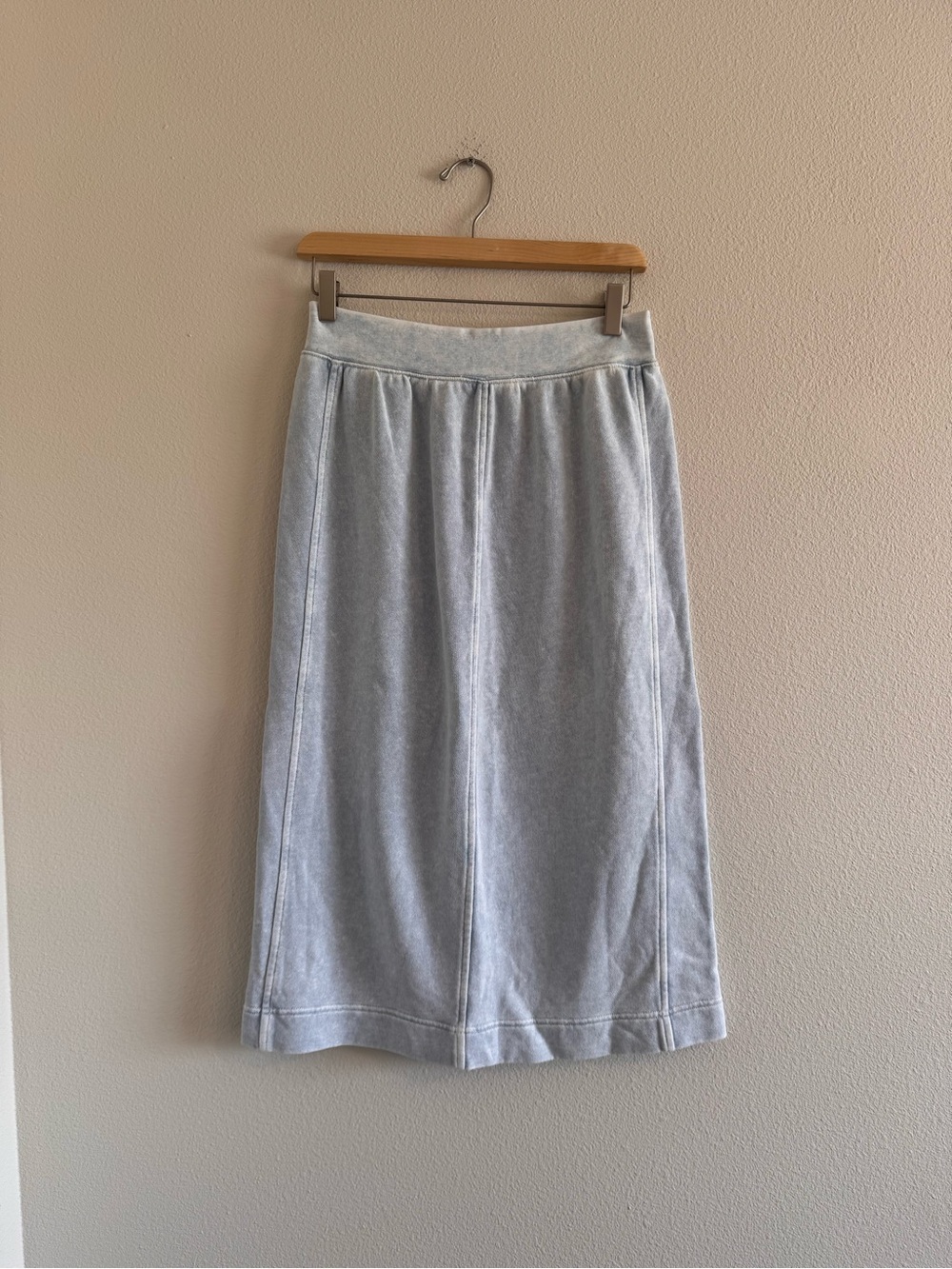 aerie Light Gray Midi Skirt
